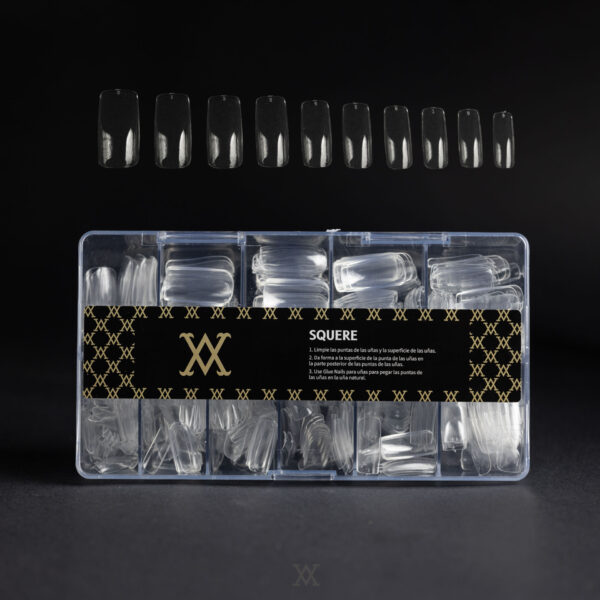 Tips express gel Squere 500Unds